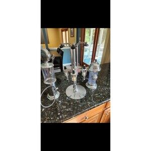 Vintage Miller Lite 3-Tap Draft Beer Tower & Home Bar Equipment Lot – Chrome